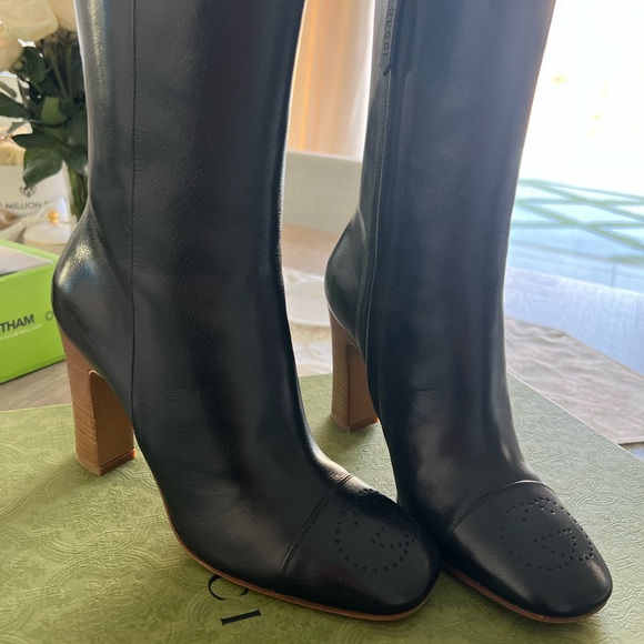 COPY - Gucci Quentin boot leather size 39 - Picture 1 of 5